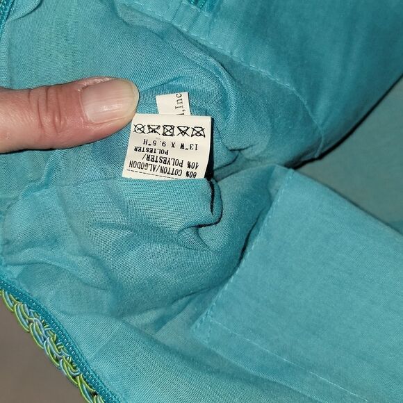 Cappelli Straworld Multicolor Should Crossbody Bag 13" x 9.5" Beautiful Stripes - Picture 10 of 13